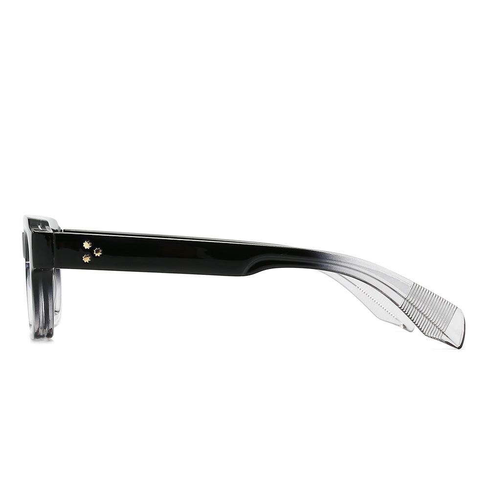 Acetate Rectangle Full-Rim Tinted Sunglasses